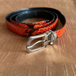 5/$25 will bundle Reversible Snakeskin Belt MADE IN ITALY
